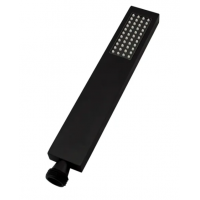 Square Matte Black Hand Shower